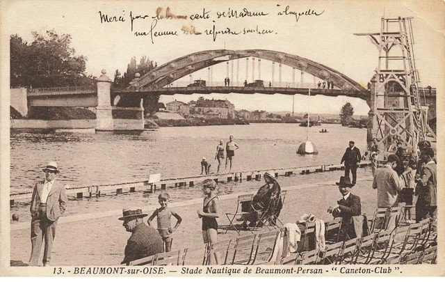 95 Beaumont Sur Oise #As29779 Stade Nautique De Beaumont Persan Caneton Club