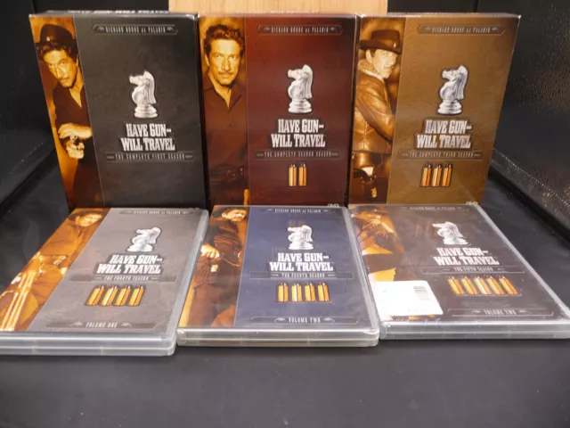 Have Gun Will Travel: Seasons 1, 2, 3 & 4 Complete DVD Set w/ Season 5 Vol. 2