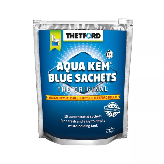 Thetford Aqua Kem Blue Sachets – 15Pk