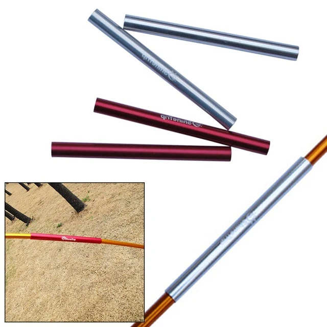 1/4Pcs Tent Pole-Aid Splint Repair Split Sleeve Tube For Dia 7.9 8.5mm
