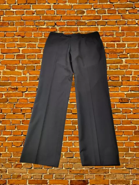 Mens Next Size W36 L31 Black Formal Occasion Tailored Regular Fit Suit Trousers