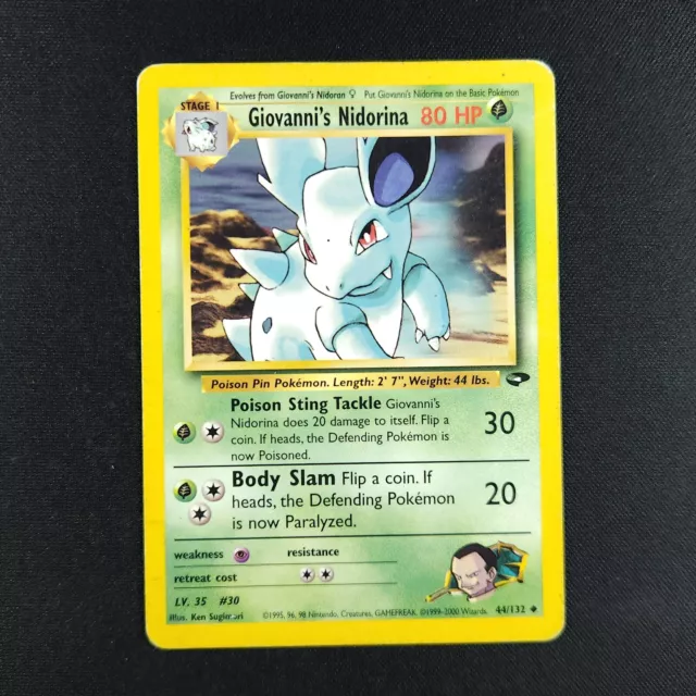 Giovannis Nidorina 44/132 - Gym Challenge - Pokemon Card