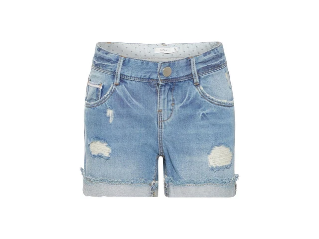 Jeans Shorts Pantaloncini Jeans per Ragazza Con Destroyed-Details Name It