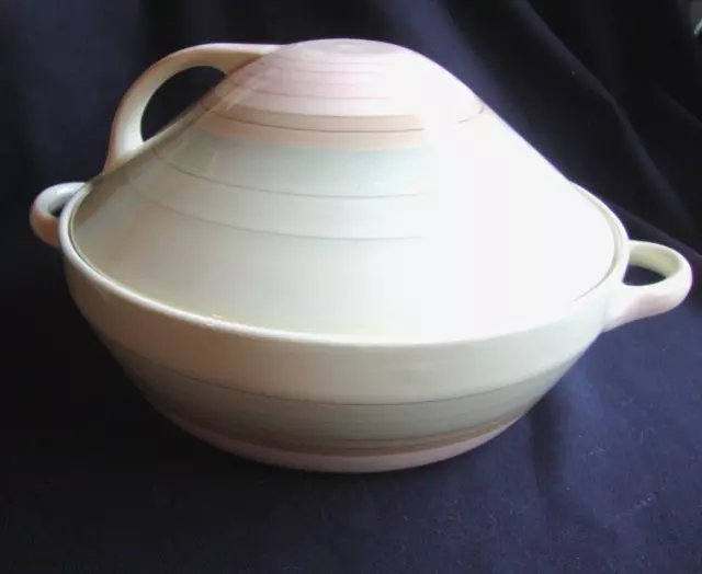 SUSIE  COOPER  Crown Works Art Deco  Serving / Tureen Dish  with Lid