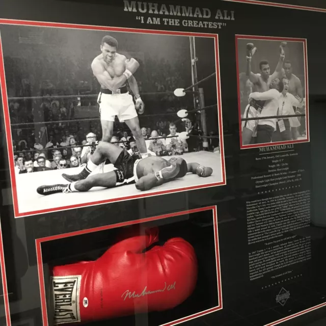 Muhammad Ali "The Greatest" Signed Glove-Limited Edition 10/50.COA from AMA.