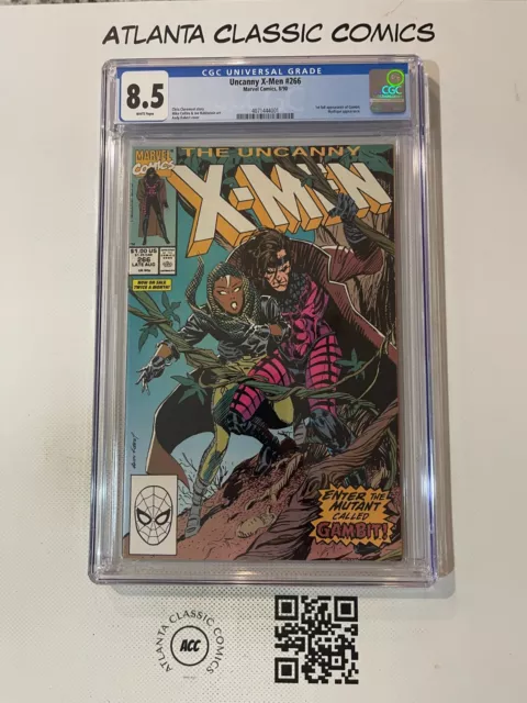 Uncanny X-Men # 266 CGC Graded 8.5 Marvel Comic Book 1st Gambit Appearance JH7