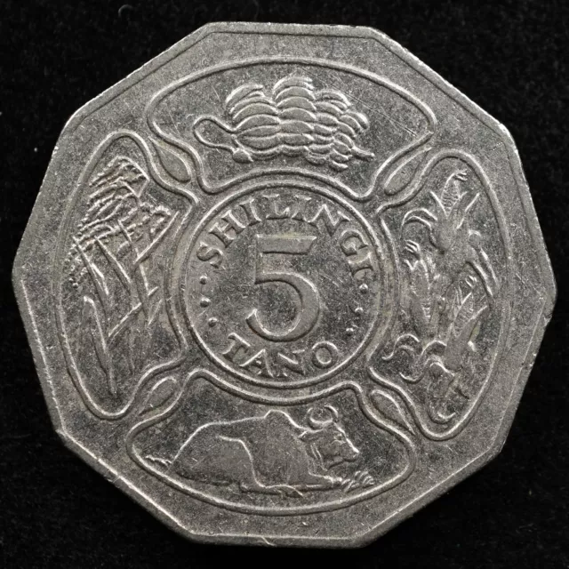 Tanzania 5 Shilingi 1992, Coin, Inv#E222