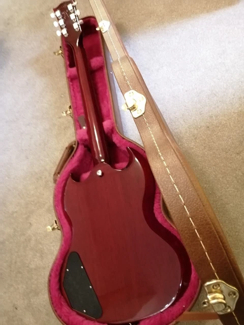 Gibson Usa Sg Junior,Vintage Cherry,Gibson Hardshell Case. 2