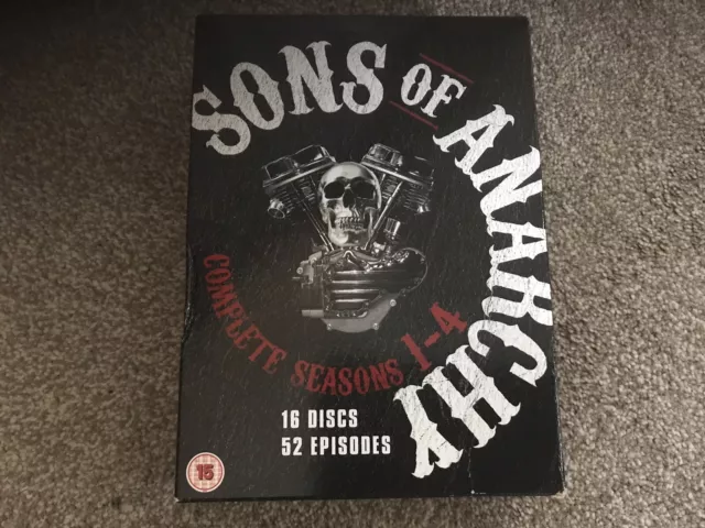 Sons Of Anarchy Complete Seasons 1-4 DVD Box Set