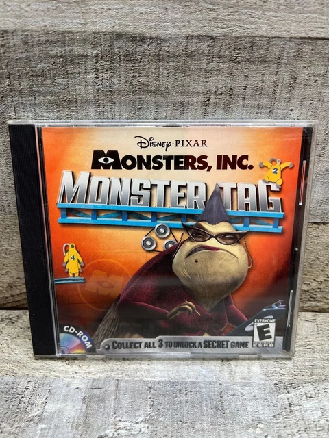 DISNEY PIXAR MONSTERS Inc Monster Tag PC Game CD-ROM Rated E Everyone £ ...