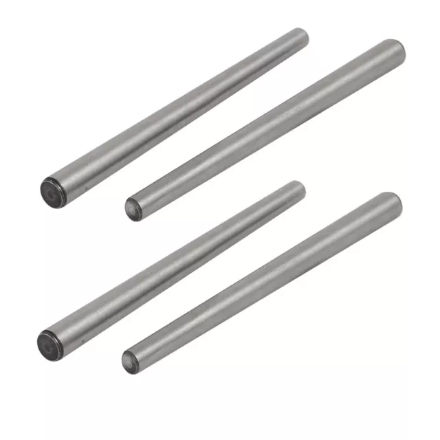 Carbon Steel GB117 100mm Length 6mm Small End Diameter Taper Pin 4pcs