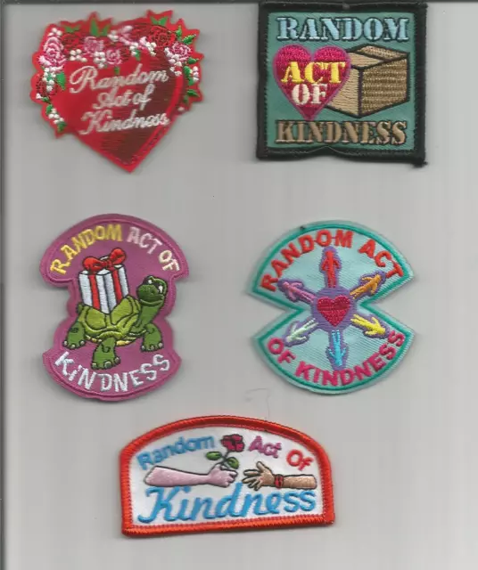 Girl / Boy Scout/Guides Patch/Crest/Badge  RANDOM ACT OF KINDNESS  (your choice)