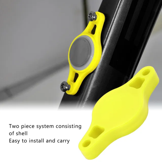 (Yellow)Anti Theft Bike Holder Chaser Cover Stable Lightweight Durable Bicycle