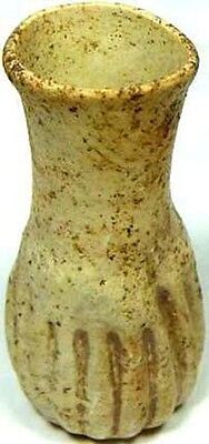 Glass Oil Unguent Perfume Ribbed Bottle Ancient Roman Hellenic Greek Syria 100AD