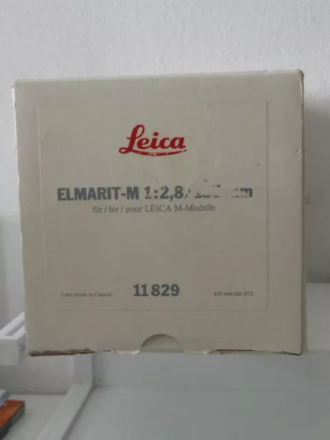 #K0008-Leica Leer Box Leer Verpackung Empty für M Elmarit 11829-135mm