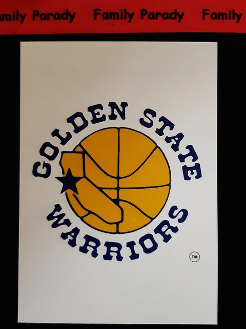 UPPER DECK NBA Basketball 95-96 Stickers Golden State Warriors 1 Team ...