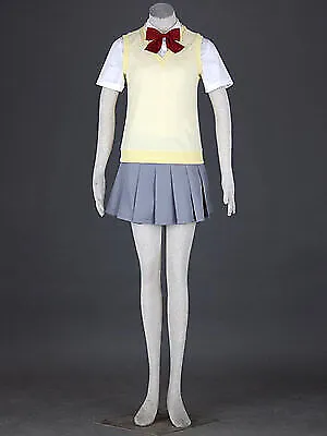 Bleach INOUE ORIHIME Kuchiki Rukia Costume cosplay uniforme scolastica set...