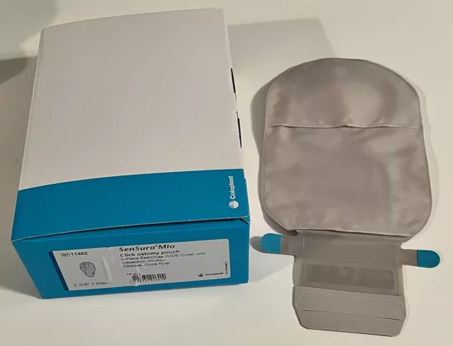 SenSura Mio Coloplast 11482 Sistema Drenable 2 piezas Bolsa de Ostomía Filtrada 10 unidades