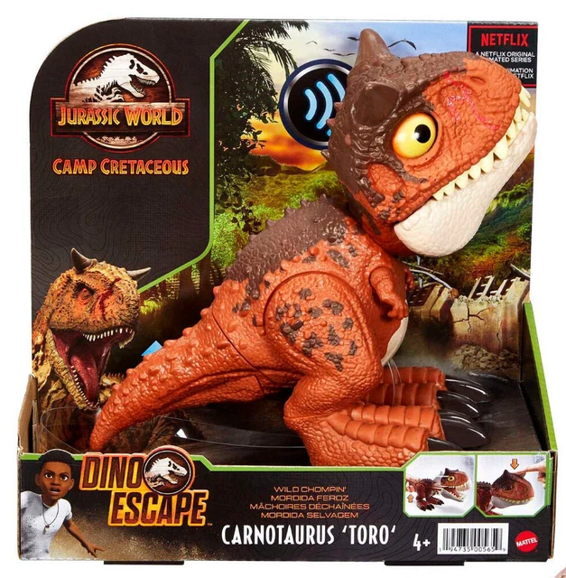 Oriate Dinosauro Catch N Run Fighting Playset – Arena Con T-Rex, Carnotaurus, Blaster E 12 Mini Dinosauri – Giocattolo Regalo Per Bambini
