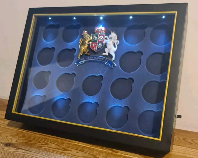 BRADFORD EXCHANGE QUEEN Elizabeth II 90th Birthday Coin Display Box £35