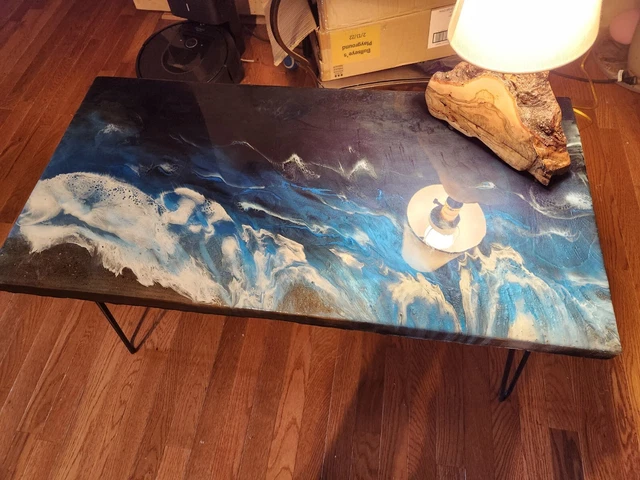 Epoxy Resin ocean Coffee Table