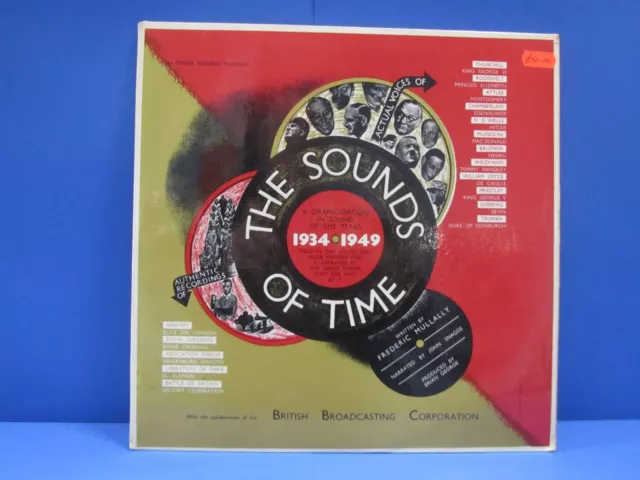 The Sounds Of Time 1934-1949 Vinyl Record Bbc Mg 20021 (History Spoken Word Lp)