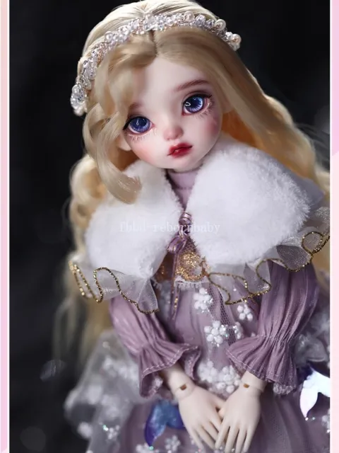 1/6 BJD Mini Doll Resin Cry Princess Girl Eyes Face Makeup Clothes Outfits Gifts