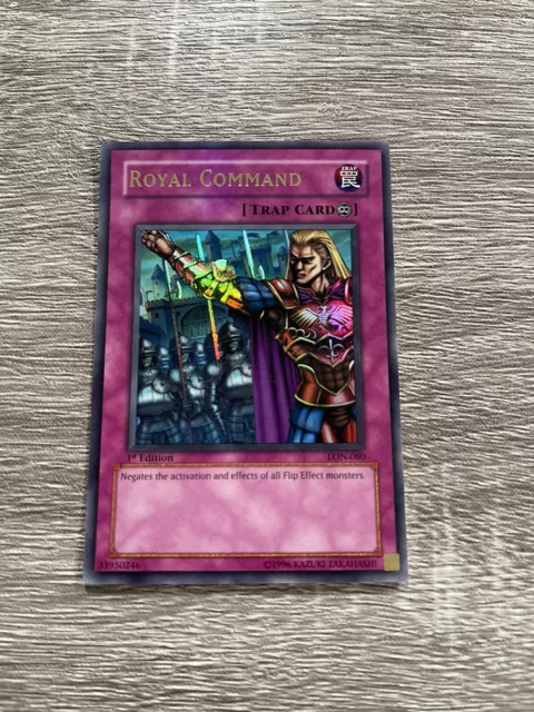 Yugioh ! Royal Command LON-080 Ultra Rare 1st Edition NM