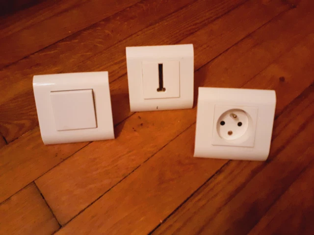 Lot De 5 Interrupteurs à Bouton-poussoir Momentanés En Métal à