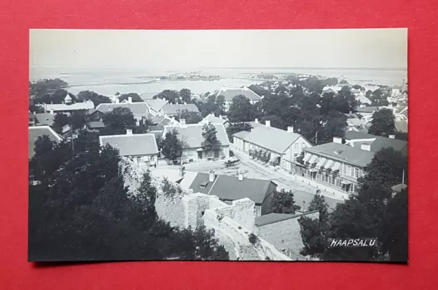 Original Foto AK Estland HAAPSALU Hapsel um 1922 Blick auf die Stadt ( 35674