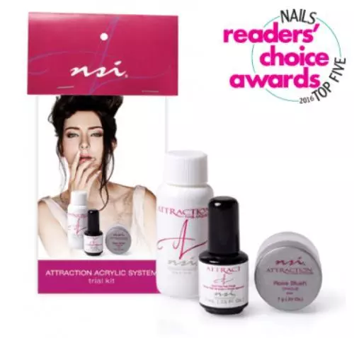 NSI Attraction Ongle Acrylique Système Essai Kit - Fabriqué En USA