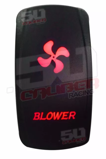 Blower SPST On off Rocker Switch Red fit Alumaweld Bayliner Cobalt Chris Craft