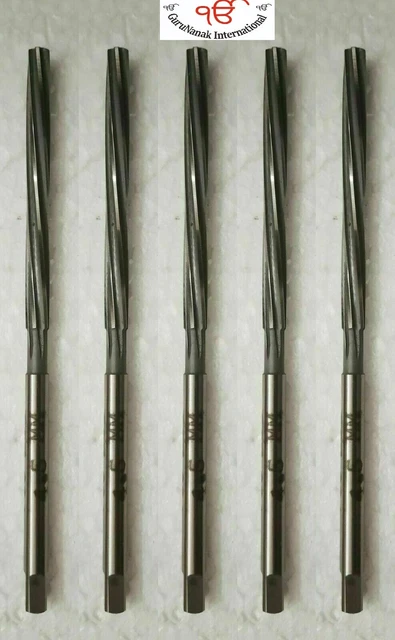 HSS Valve Stem Guide Reamers Set of 5 Pcs - 4.5mm - 5mm - 5.5mm - 6mm - 7mm