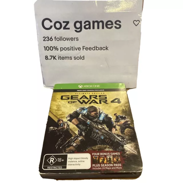   Exclusive: Gears of War 4 Collector's Edition - Outsider  Variant (Includes Ultimate Edition SteelBook + Season Pass) - Xbox One :  Video Games