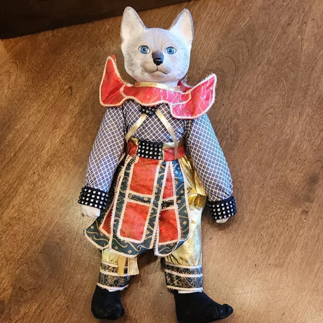 14" 1994 Heritage Mint Pet Personalities King Meow Cat Doll Porcelain Siamese