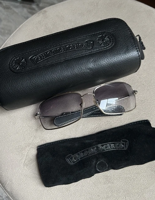 CHROME HEARTS SUNGLASSES rare leather exclusive * £899.00  display picture 2