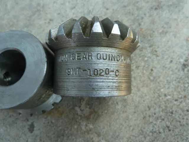 one pair Union Gear # smt-1020- c miter gear bevel gear 10 pitch 20 teeth