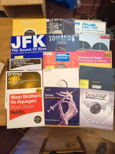 15x Hard Trance / Hard house  (12") Vinyl Joblot Collection