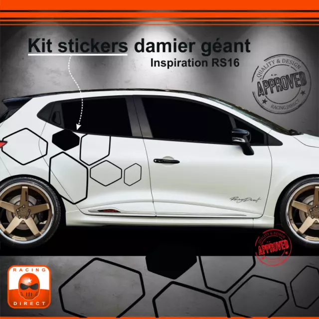 STICKER RENAULT CLIO RS 4 IV tuning sport aufkleber adesivi pegatina decal  505 EUR 89,99 - PicClick IT