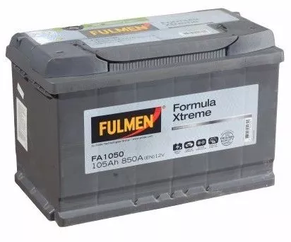 Batterie démarrage voiture Fulmen FA1050 12v 105ah 850A 315x175x205mm