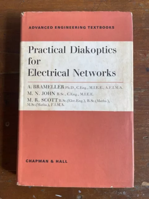 Diacóptica práctica para redes eléctricas, A. BRAMELLER, M. N. JOHN, SCOTT