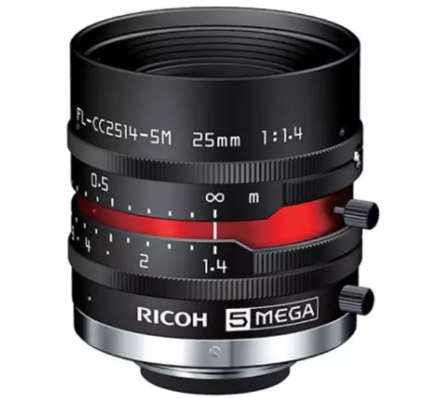 Ricoh Objektiv FL-CC2514-5M  25 mm C-Mount 