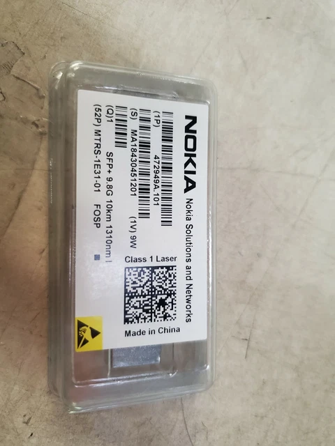 475339A-101 Nokia AOSK 10G SFP+ 1310nm 10km Single-Mode I