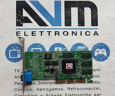 ATI 102610911 ATI 16MB AGP Rage 128 Pro Scheda Video Con VGA Output 