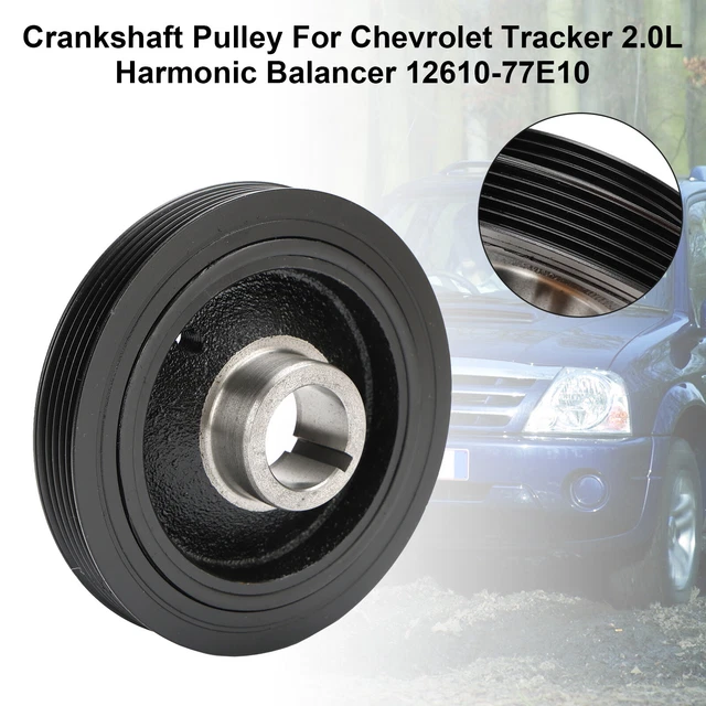 CRANKSHAFT PULLEY POUR Chevrolet Tracker 2.0L Harmonic Balancer 12610