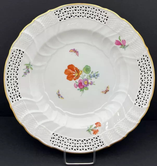 KPM Royal Porcelain Berlin, Reticulated, Decorative Plate, 22,5 cm / 8.85 Inch