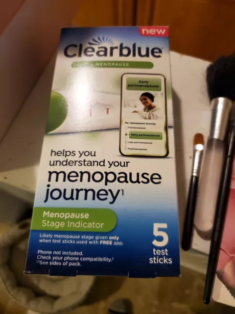 Indicador de etapa de la menopausia Clearblue - 5 varillas de prueba caducidad 31/1/2026