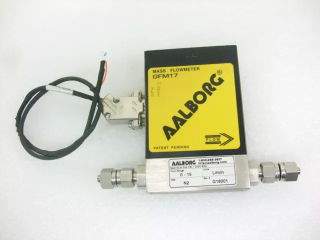 Aalborg GFM17 Mass Flowmeter 0-15 GAS: N2