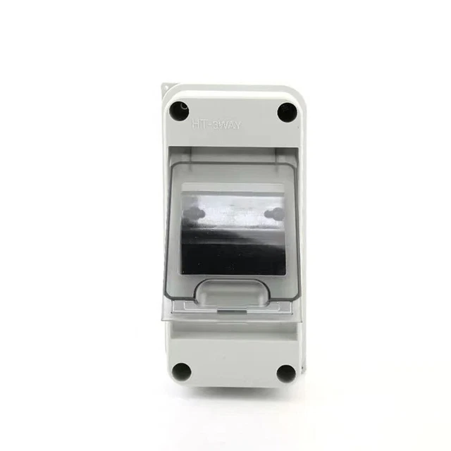 Boîte De Protection étanche IP65 - Pour Disjoncteur, Câblage électrique - Transparente ABS 125x55x90mm - 9