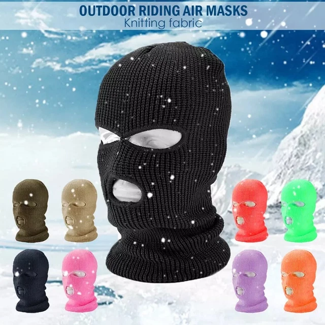 3 Hole Ski Mask Full Face Balaclava Winter Outdoor Sports Neck 3 Hole Ski Mask Full Face Balaclava Winter Outdoor Sports Neck